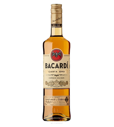 Rum Bacardi 37,5% Carta Oro 700ml
