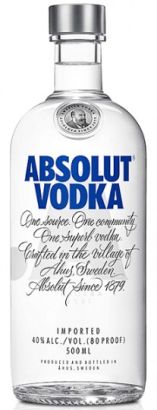 Absolut blue wódka 40% 500ml