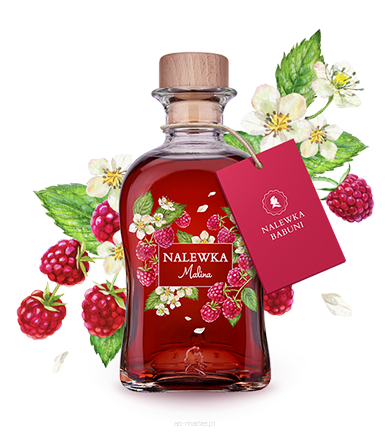 Nalewka Babuni 18% malina 500ml