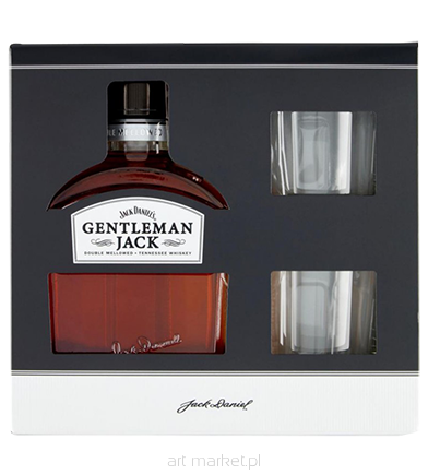 Whisky Jack Daniel's Gentleman Jack 40% 700ml + 2 szklanki